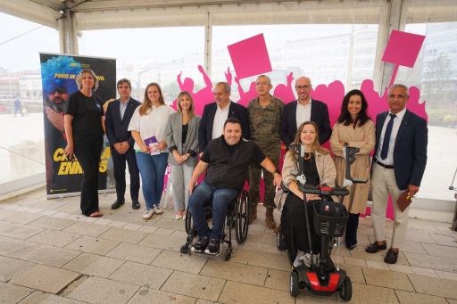 A Deputación da Coruña apoia un ano máis a carreira ENKI, referente galego pola inclusión a través do deporte