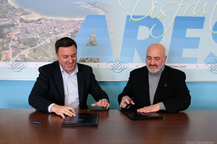 A Deputación compromete un investimento de 1,7 millóns de euros en tres anos para renovar o sistema de abastecemento de auga do Concello de Ares