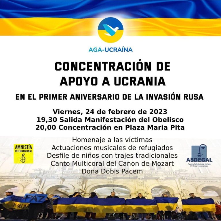CONCENTRACIÓN DE APOYO A UCRANIA