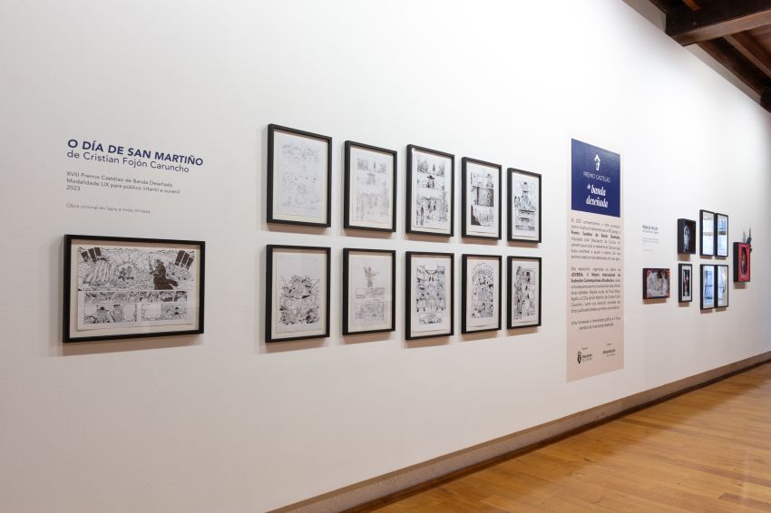 A Deputación inaugura unha exposición polo XX aniversario do Premio Castelao de Banda Deseñada no marco da MiiC