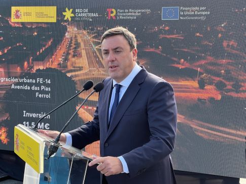 Formoso destaca que o remate das obras de humanización da avenida das Pías “fai un Ferrol novo”
