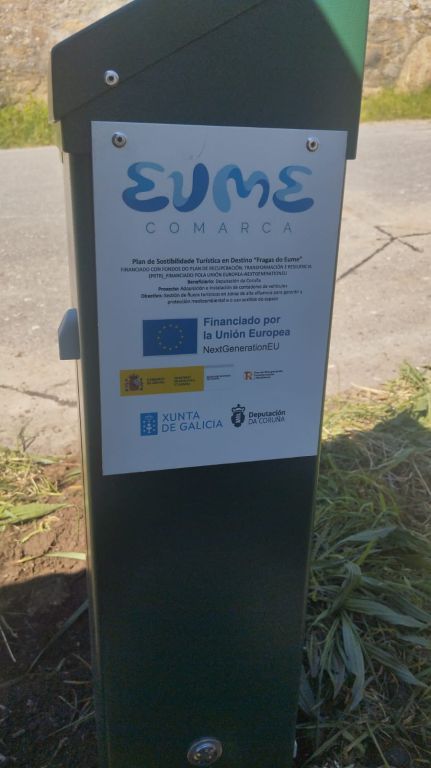 A Deputación da Coruña instala contadores intelixentes de vehículos para o control de accesos ao Parque Natural Fragas do Eume