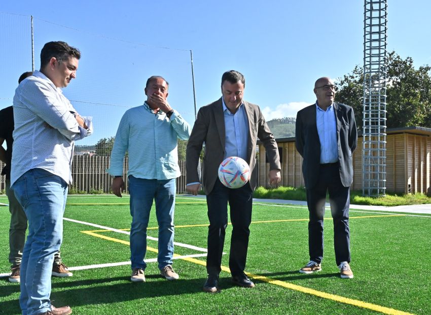 O Plan único da Deputación da Coruña mellora as infraestruturas deportivas de Valdoviño