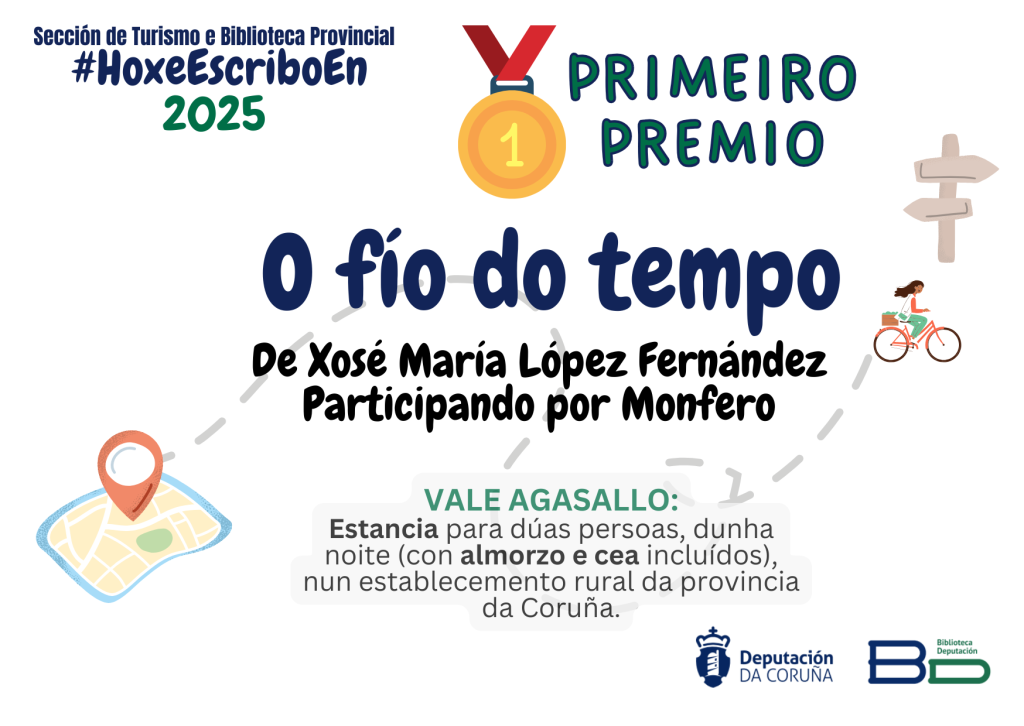 Relatos premiados do concurso de relatos pola Provincia HoxeEscriboEn 2025