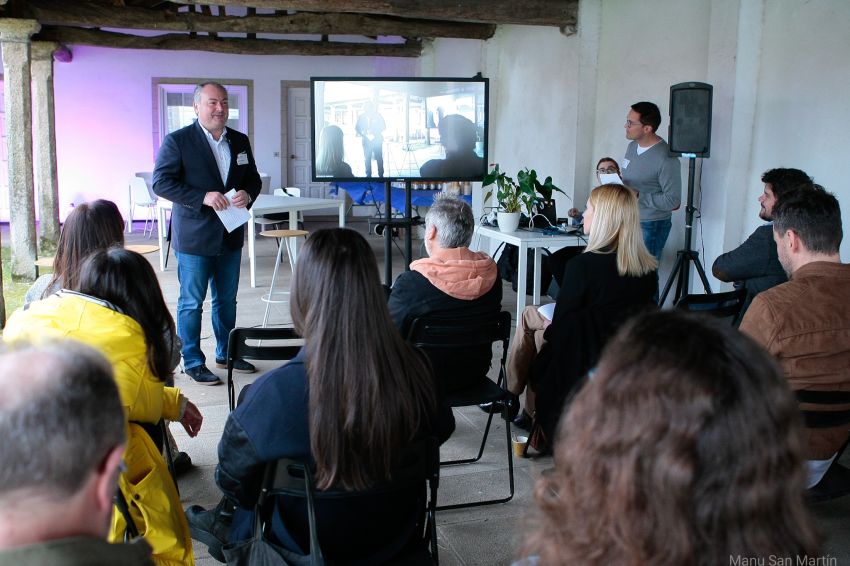 O coworking do Pazo de Arenaza acolle as actividades da Startup Europe Week