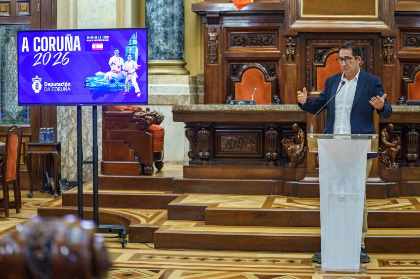 A Deputación destaca o impacto internacional da Karate 1- Series A que se celebra na Coruña do 24 ao 26 de abril
