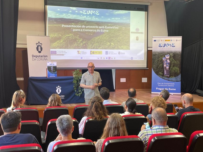 A Deputación presenta a páxina web da comarca do Eume ‘Eume Vivo’