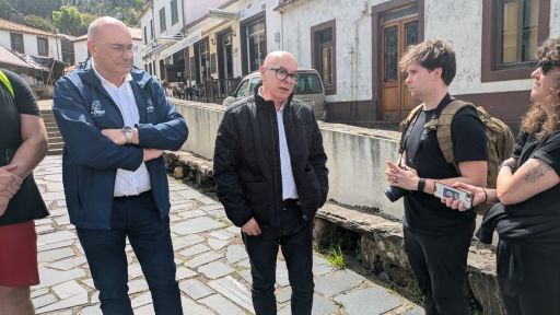 A Deputación da Coruña reforza a promoción turística do Camiño Vello cunha viaxe de prensa a Santo André de Teixido