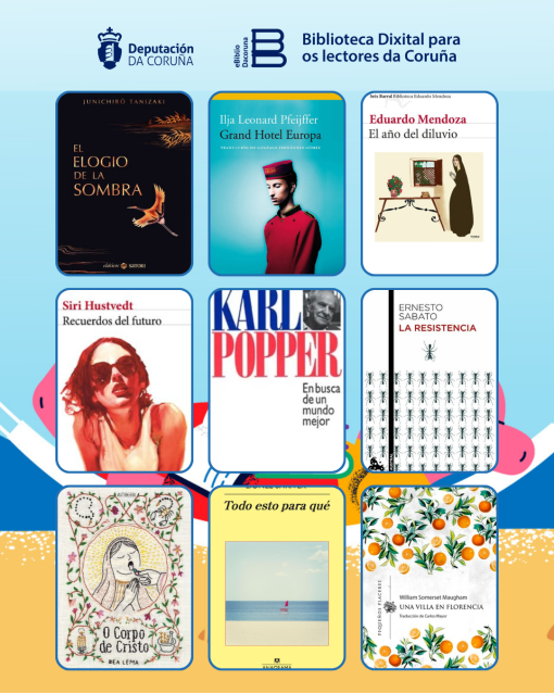 Para ler este verán... as recomendacións dos Clubs en liña da Biblioteca Provincial