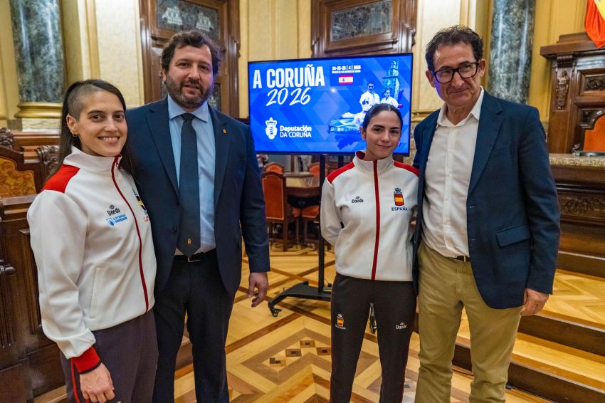 A Deputación destaca o impacto internacional da Karate 1- Series A que se celebra na Coruña do 24 ao 26 de abril