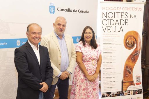 Cultura da Deputación volve colaborar coa Fundación Rogelio Groba para ofrecer na Coruña as 'Noites na Cidade Vella'