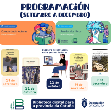Volven os Clubs de lectura en li&ntilde;a da Biblioteca Provincial