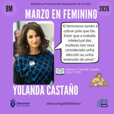 Marzo en feminino: Yolanda Casta&ntilde;o