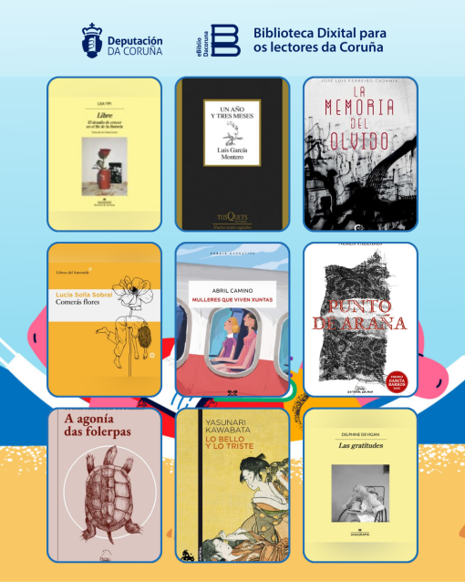 Para ler este verán... as recomendacións dos Clubs en liña da Biblioteca Provincial