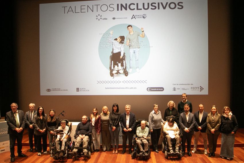 A Deputación da Coruña participa na presentación dunha nova edición de “Talentos Inclusivos”, o proxecto que une tecnoloxía, educación e inclusión social