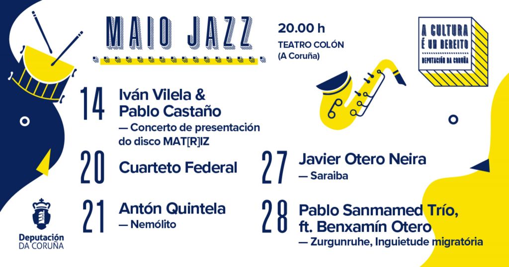 Iván Vilela & Pablo Castaño abrirán o Maio Jazz 2023 coa presentación na Coruña do seu disco  “Mat[R]iz”