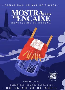 Este mércores dará comezo a XXXIV Mostra do Encaixe de Camariñas Deputación da Coruña