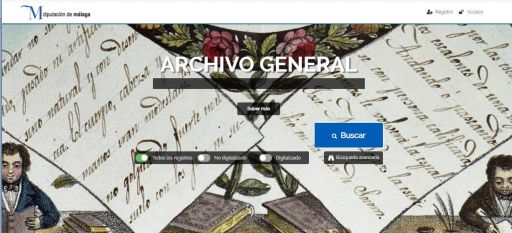 O Catálogo en Liña do Arquivo General da Deputación de Málaga xa está de novo dispoñible.