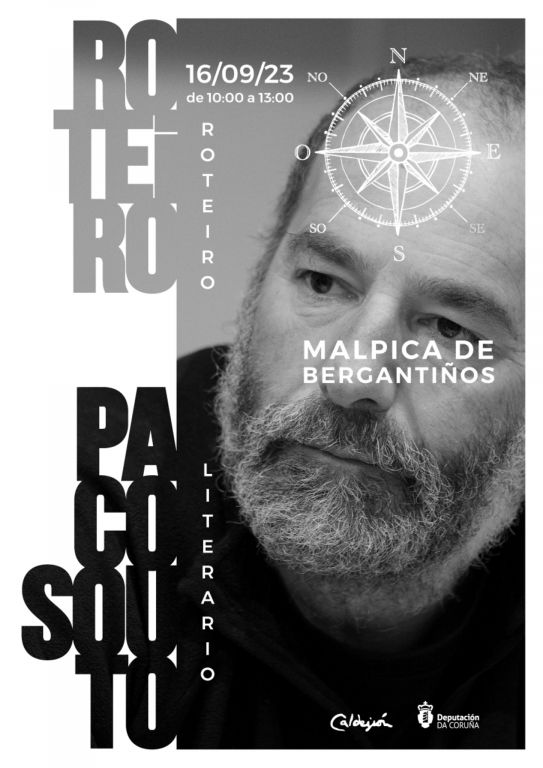A Deputación da Coruña percorre espazos vinculados ao poeta Paco Souto en Malpica e Santiago de Compostela