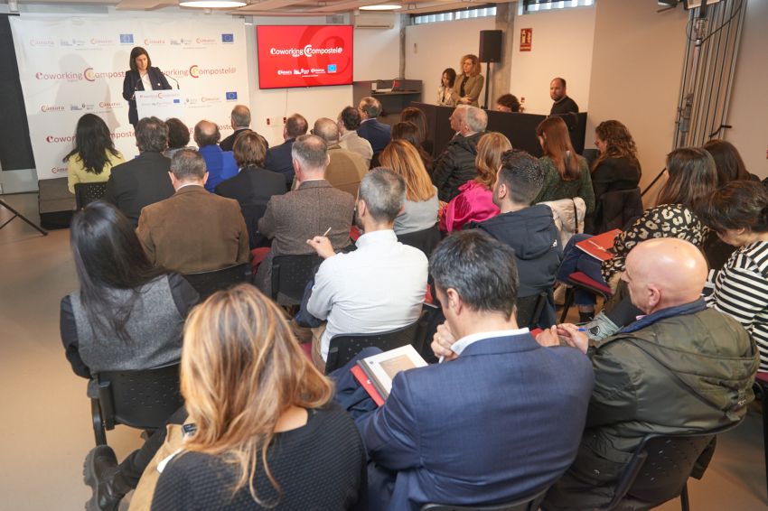 Inaugurado o Coworking Dixital Ccompostela da Cámara de Santiago, un novo centro da Rede Provincial de Espazos de Traballo Colaborativo