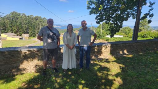 A Deputación colabora coa Asociación de Veciños A Armonía de Vilarmaior nas obras de mellora da accesibilidade no entorno da igrexa de San Pedro