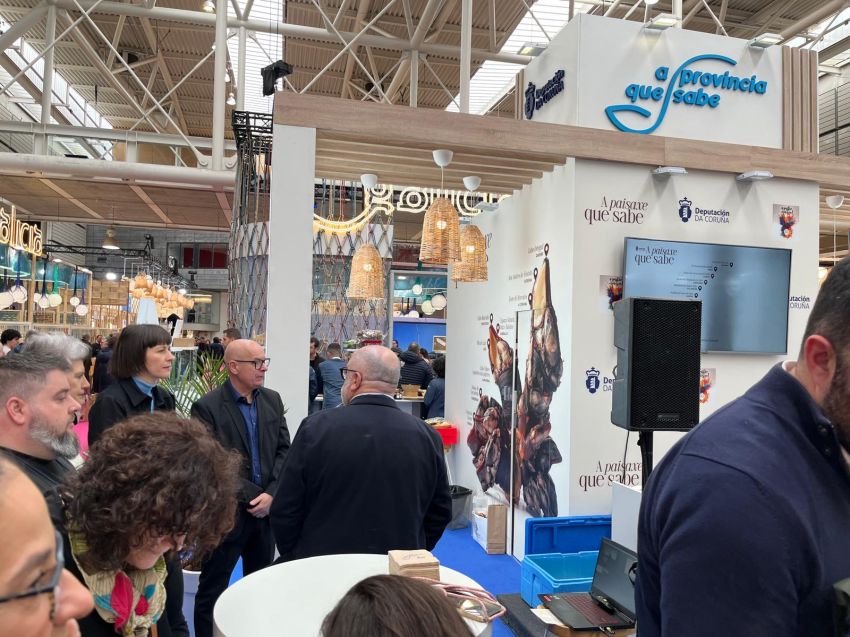 O stand da Deputación, repleto en todas as actividades das dúas primeiras xornadas do Galicia Fórum Gastronómico