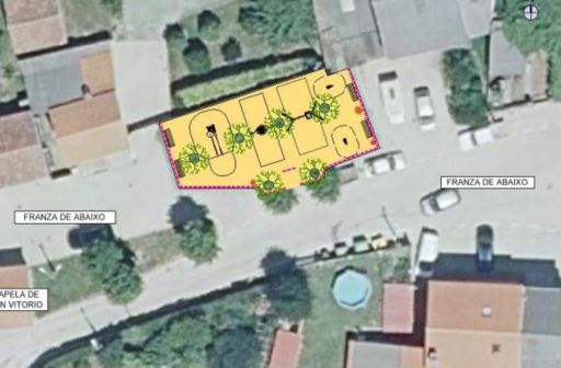 A Deputación financia con 40.000 euros a e renovación do parque infantil de San Vitorio, en Mugardos
