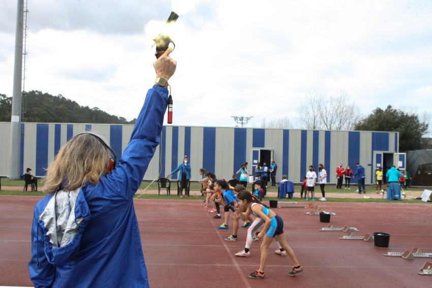 Oleiros acolleu as probas de atletismo en pista “Deputación da Coruña”
