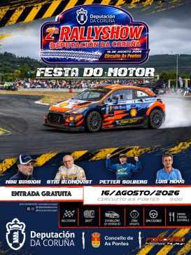 O Rallyshow Deputación da Coruña regresa ás Pontes coa participación de catro campións do mundo de rallys