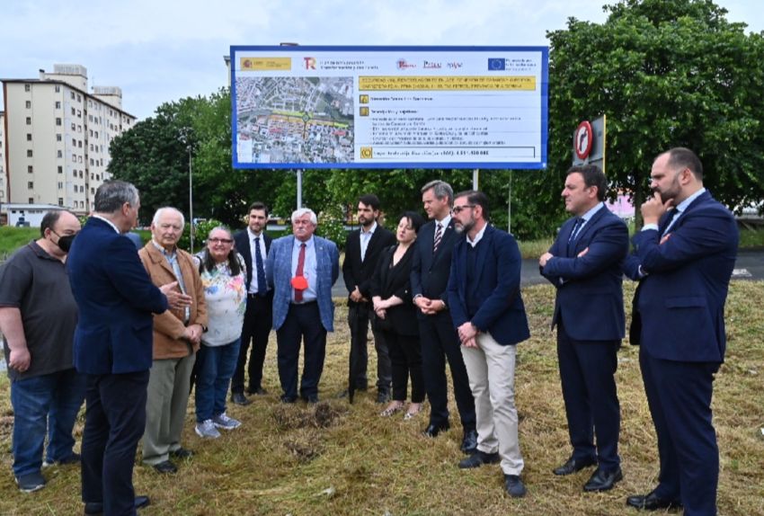 Formoso asegura que as obras na avenida das Pías de Ferrol “coserán” os barrios de Caranza e o Bertón cunha humanización sen precedentes