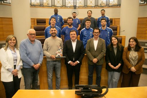 A Deputación celebra o éxito do Aldebarán Intasa San Sadurniño, que regresa á elite do voleibol nacional