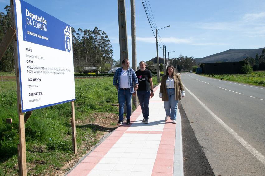 A Deputación inviste en Zas, a través do Plan Único, máis de un millón de euros neste 2025