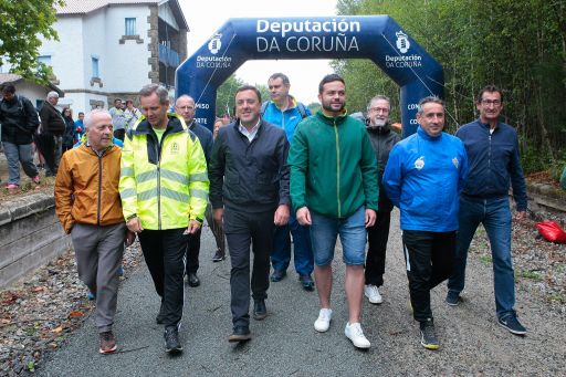 A Deputación da Coruña inaugura a maior Vía Verde de Galicia e compromete a súa extensión ata Santiago de Compostela