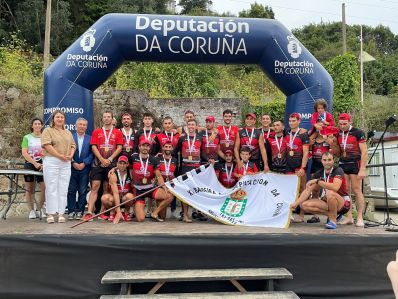 Preto de medio millar de deportistas pecharon hoxe a cuarta proba do ‘I Circuíto de piragüismo Deputación da Coruña’