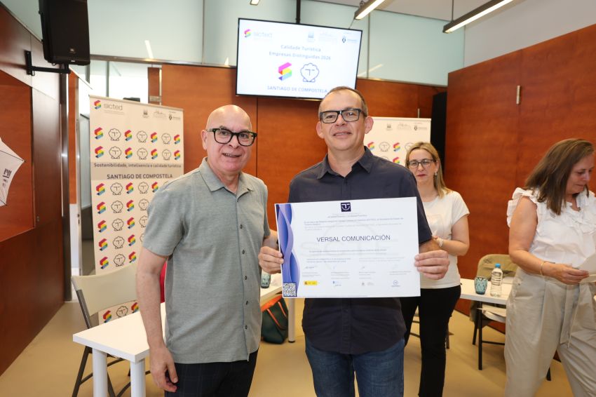 Regueira pon en valor a competitividade turística da provincia na entrega das distincións de calidade do SICTED a 151 empresas de Compostela