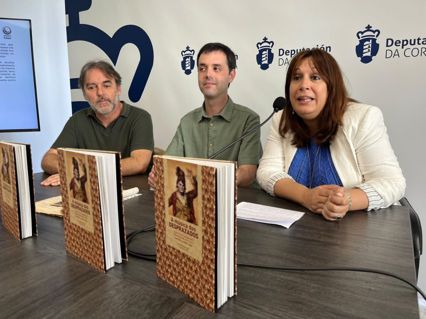 A Deputación presenta o libro “A música dos desprazados”, que conta co apoio da área de cultura