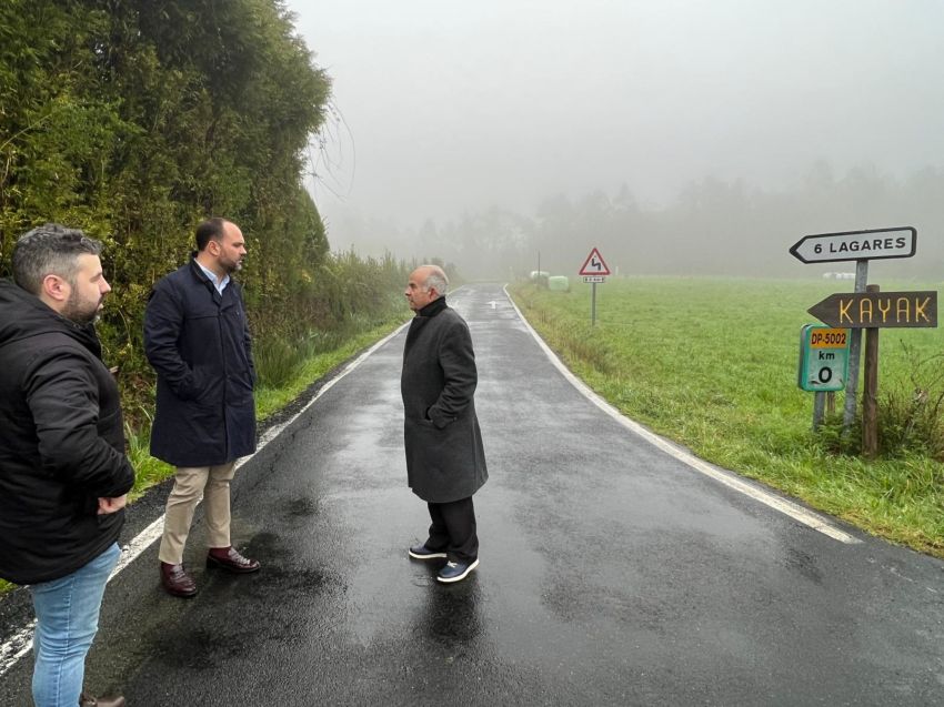 A Deputación encarga dous proxectos para a ampliación e mellora das estradas DP 5001 e DP 5002, en Monfero