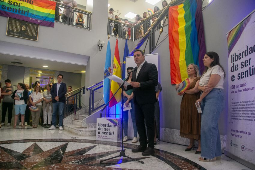 A Deputación conmemora o Día do Orgullo LGBTIQ+ reivindicando a liberdade de ‘Ser e sentir’