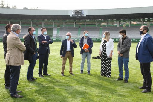 O pleno da Deputación dá luz verde ao convenio para o financiamento das obras de renovación no sector norte do estadio da Malata, en Ferrol