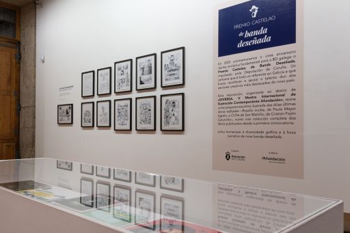 A Deputación inaugura unha exposición polo XX aniversario do Premio Castelao de Banda Deseñada no marco da MiiC