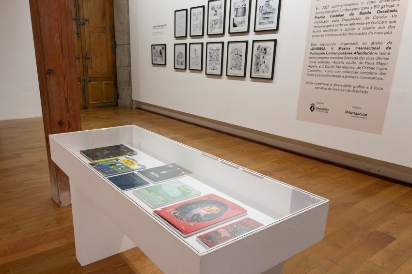 A Deputación inaugura unha exposición polo XX aniversario do Premio Castelao de Banda Deseñada no marco da MiiC