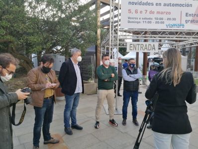 Formoso destaca o papel “estratéxico” do sector forestal na economía galega durante a súa visita á feira Galiforest de Boqueixón