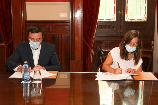 A Deputación e o Concello da Coruña asinan o acordo para un novo plan de choque de limpeza na cidade