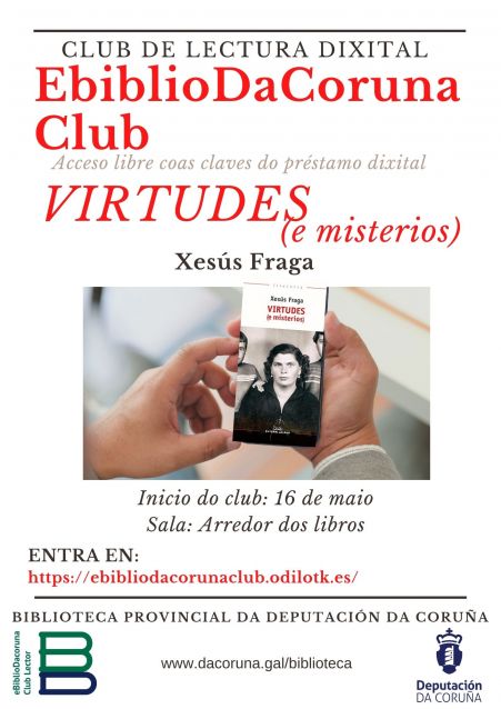 Nova lectura no club dixital: Virtudes ( e misterios) de Xesús Fraga