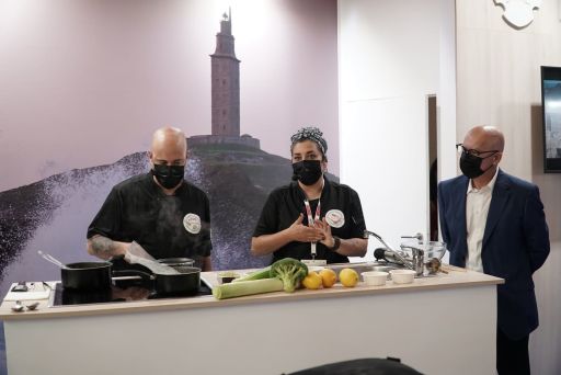 A Deputación promociona a gastronomía de Ortegal e da Reserva da Biosfera na Feira de tendencias turísticas de Bilbao