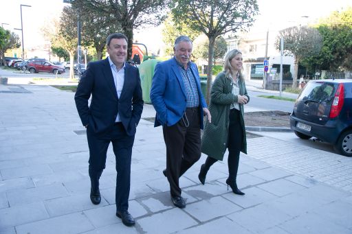 A Deputación prevé rematar en maio a remodelación integral da avenida de Santa Cristina, na que inviste 1,7 millóns de euros