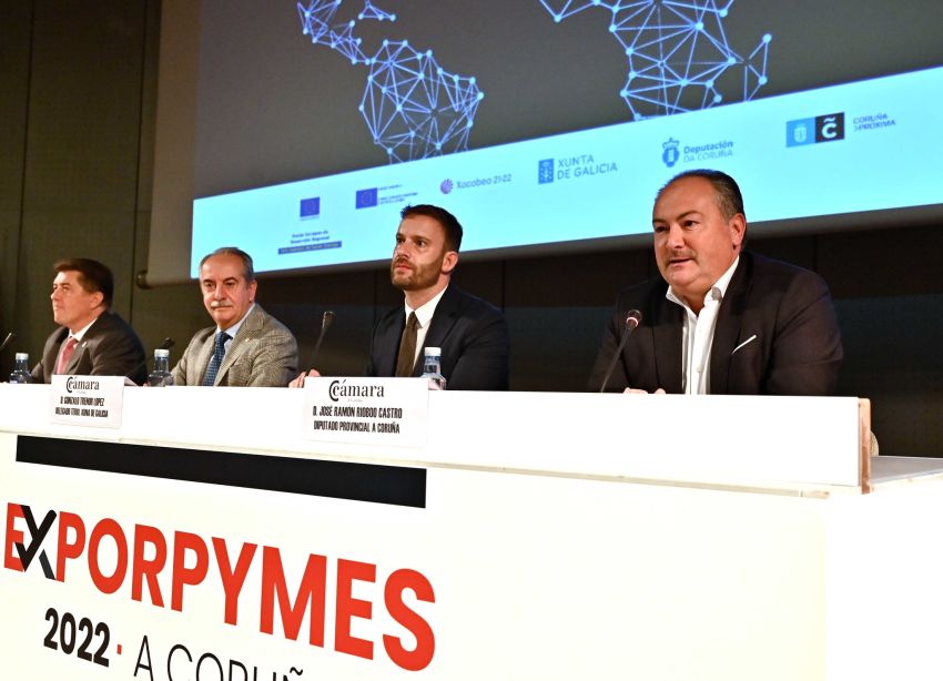 José Ramón Rioboo destaca o “inmenso potencial exportador da provincia” na IX edición de Exporpymes