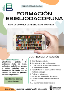 Formaci&oacute;n da EBIBLIODACORUNA nas bibliotecas e axencias de lectura da provincia
