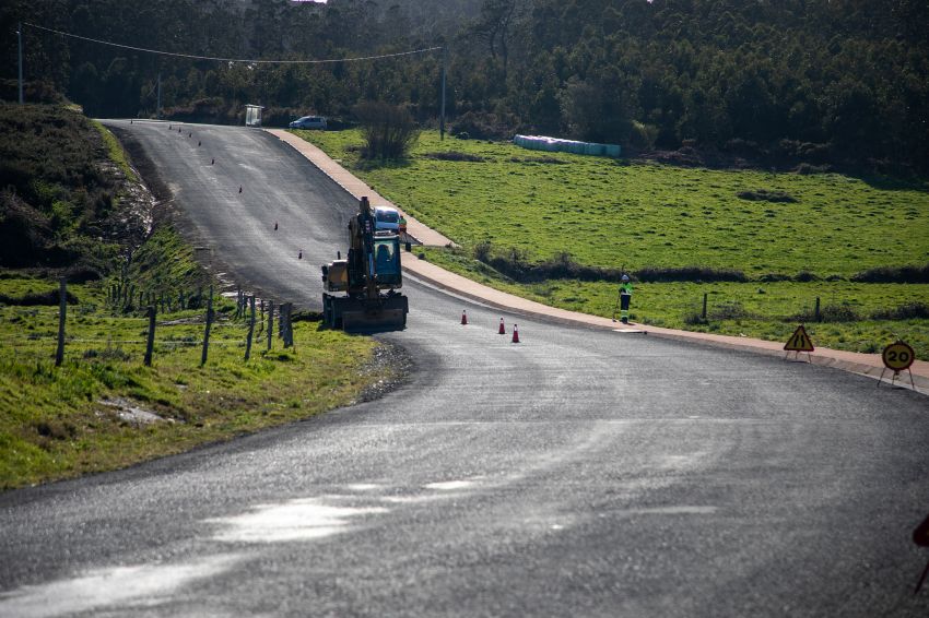 A Deputación inicia as obras de remate da estrada de acceso aos cantís de Loiba, en Ortigueira