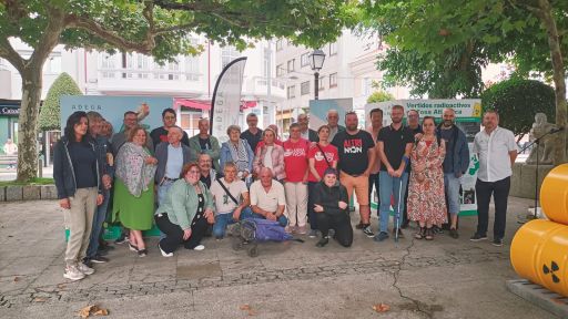 O deputado de patrimonio, Xosé Penas, inaugura, en Arzúa, a exposición 